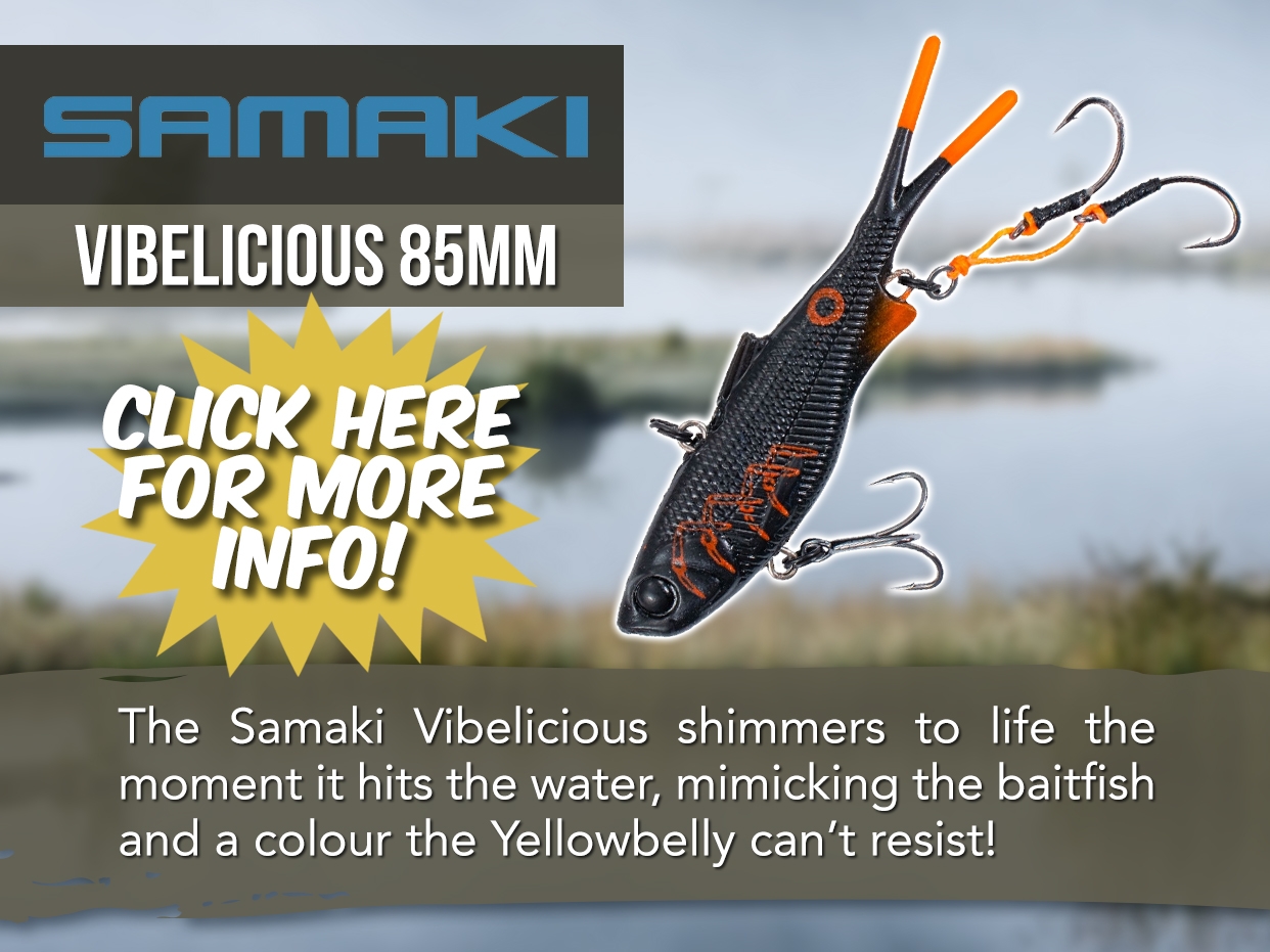SAMAKI VIBELICIOUS 85MM LURE HALLOWEEN UV MOTACKLE EXCLUSIVE COLOUR