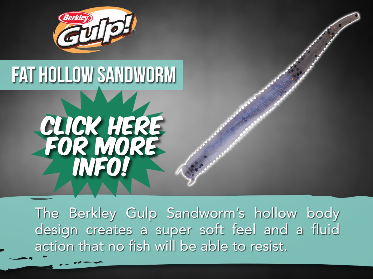 Berkley Gulp Fat Hollow Sandworm